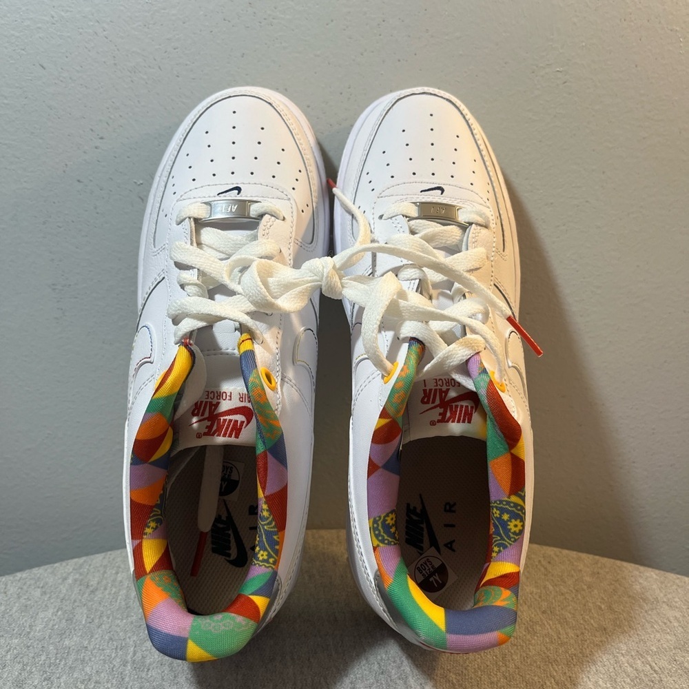 Nike Air Force 1 Low LV8 (GS) Playful Print Shoe Size 7Y/Women 8.5 FN8912-111 - Picture 7 of 10